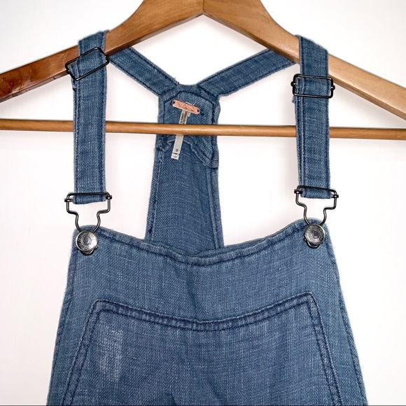 Free People Destructive One Piece Overalls (S) - Picture 5 of 8